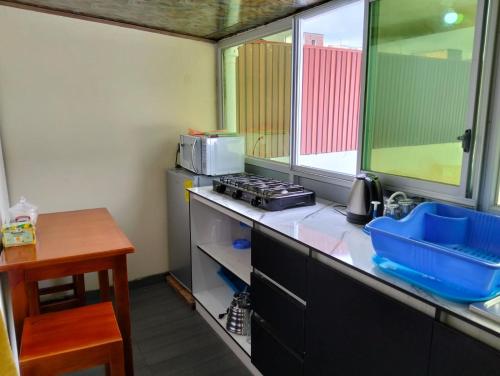 Η κουζίνα ή μικρή κουζίνα στο Mini Departamento