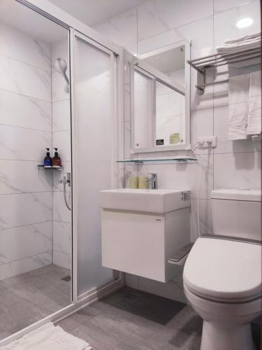 Koupelna v ubytování Chinshang Pastoral Farm Resort