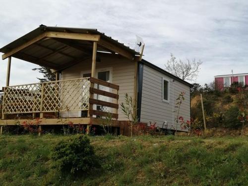 Mobil-home avec terrasse accès handicapé au Boulou - API-1-52-641