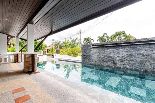 an image of a swimming pool in a house at Cozy Pool Villa near Kamala - 850 meter to the beach in Kamala Beach