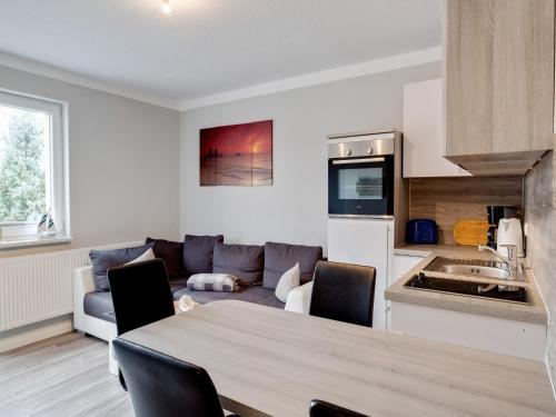 Dapur atau dapur kecil di Getaway Near the Baltic