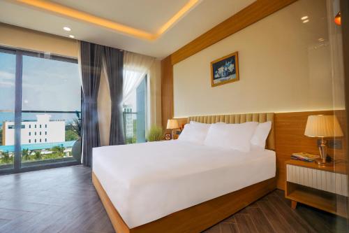Katil atau katil-katil dalam bilik di Daystar Hotel