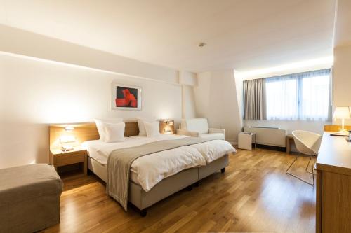 Ein Bett oder Betten in einem Zimmer der Unterkunft Hotel Simoncini