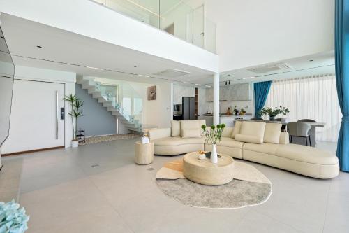 Χώρος καθιστικού στο Villa The Wave 2 Residence