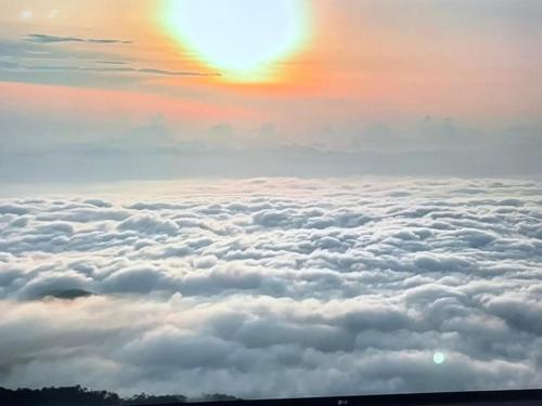 a view of the sky from above the clouds at Highest Floor, Skyline Studio for 4Pax In Hoverland Genting Highlands in Genting Highlands