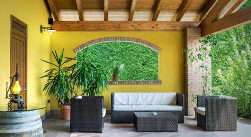 Ruang duduk di Agriturismo Le Case Di Campagna
