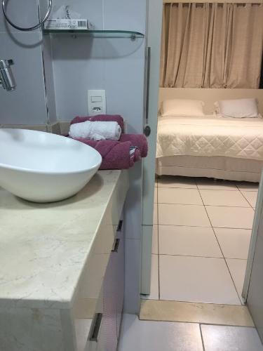 Homestay Fortaleza tesisinde bir banyo