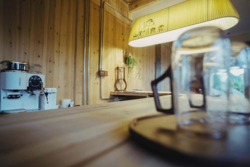 Una cocina o zona de cocina en Shanye Lianglu