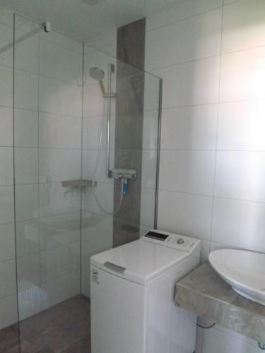 Ένα μπάνιο στο Willma Apartmenthaus