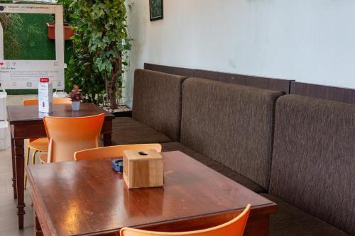 Posezení v ubytování Jayagiri Guesthouse By Belgareti