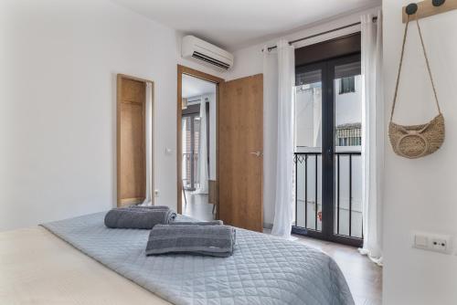 Ένα ή περισσότερα κρεβάτια σε δωμάτιο στο Los Bateles - Sólo Familias