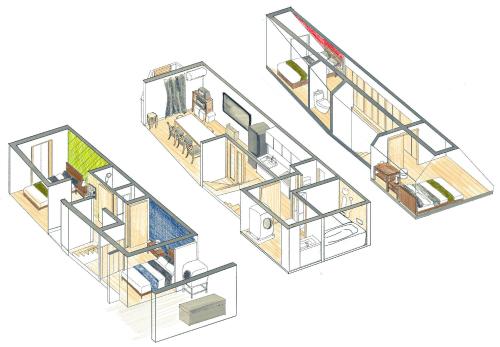 a floor plan of a house with at とまりーとStay 立会川 Tomareat Stay Tachiaigawa in Tokyo
