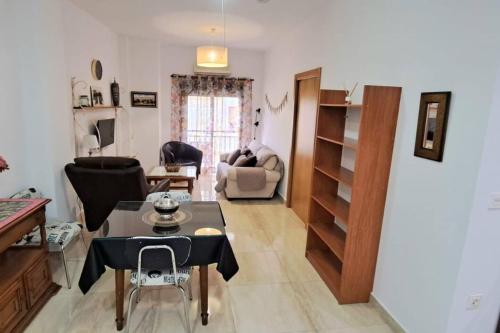 Χώρος καθιστικού στο Apartamento Calle Real