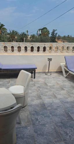 Μπαλκόνι ή βεράντα στο Maison chaleureuse et fonctionnelle