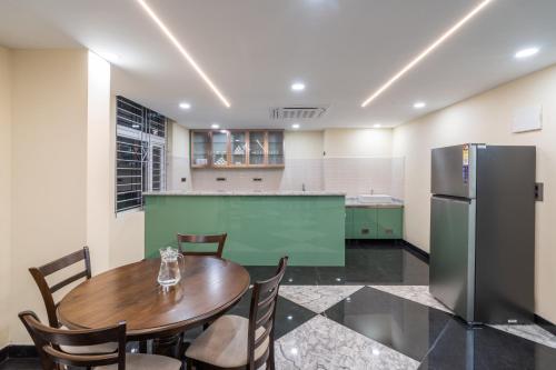Kuchyň nebo kuchyňský kout v ubytování Hotel DD Comfort