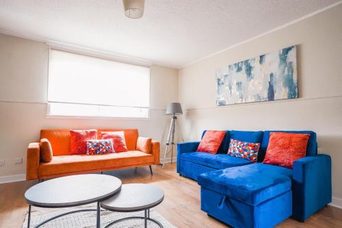Posezení v ubytování North Elgin Apartment