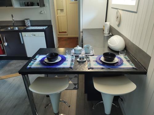 Køkken eller tekøkken på Central apartment in Breivika, Tromsø