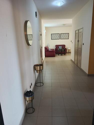 Ein Sitzbereich in der Unterkunft B&B DEGNON Appart