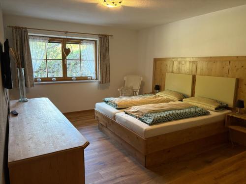 Postel nebo postele na pokoji v ubytování Ferienwohnung Mariengrund