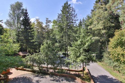 an overhead view of a park with trees at Gite Moments à Soy in Soy