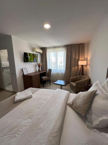 Katil atau katil-katil dalam bilik di Hostel Top Central Bucharest