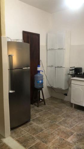Dapur atau dapur kecil di Sítio Refúgio do Lobo