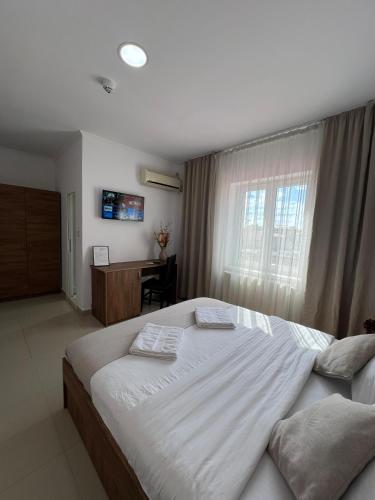 Katil atau katil-katil dalam bilik di Hostel Top Central Bucharest