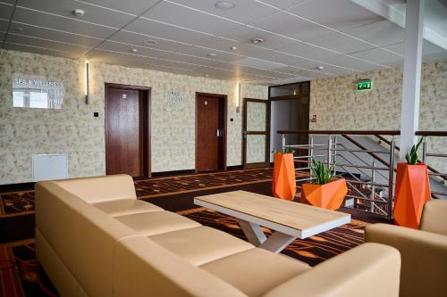 Un lugar para sentarse en Hotel i Aquapark Olender