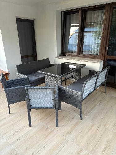 Posezení v ubytování Apartament Miś