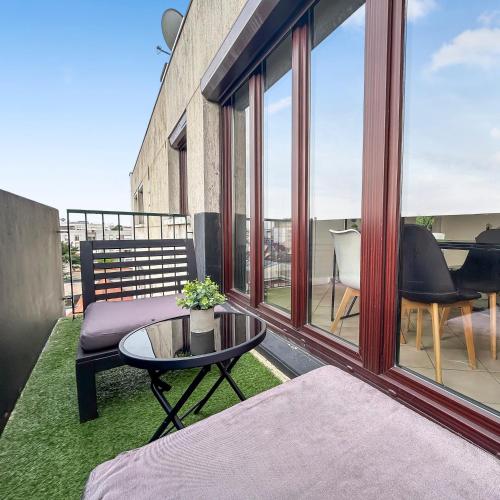 Appartement lumineux, balcon, proche transports