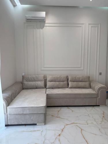 Χώρος καθιστικού στο Seabreeze Polo Residence