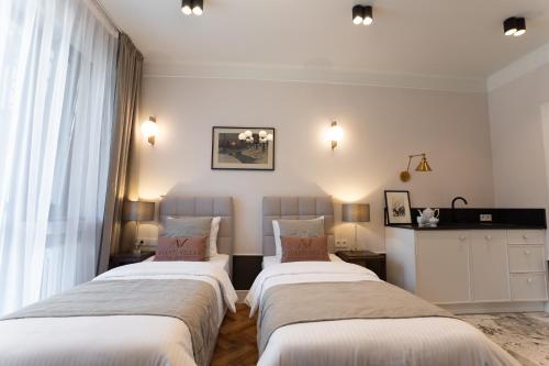 Ένα ή περισσότερα κρεβάτια σε δωμάτιο στο Avanti Villa