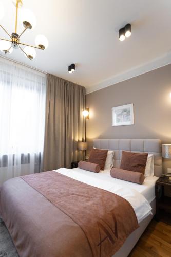 Ένα ή περισσότερα κρεβάτια σε δωμάτιο στο Avanti Villa