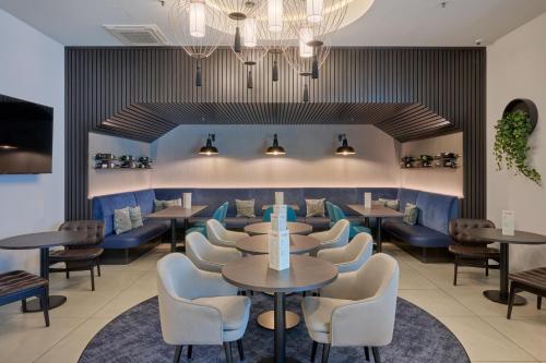 Area soggiorno di Premier Inn Würzburg