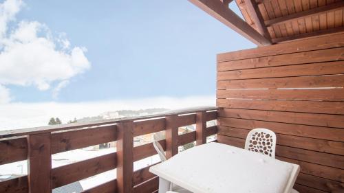 Balkón nebo terasa v ubytování Vacancéole - Les Chalets de l'Isard