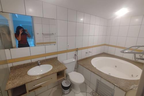 Ένα μπάνιο στο Saint Sebastian ap210-flat com hidro, ate 4pessoa!