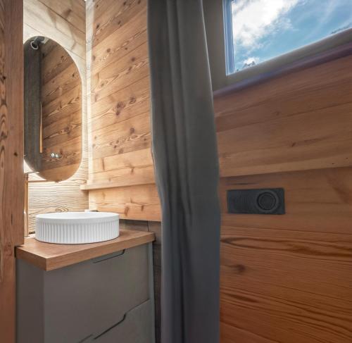 O baie la Appartement T3 cosy sur les pistes avec parking