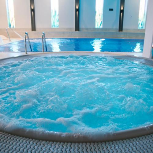 Bazén v ubytování Hotel Zamek Gniew nebo v jeho okolí