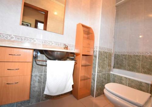 Et badeværelse på Apartamento Luris