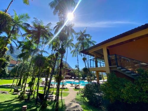 Hotel Fazenda Vale das Pedrasの敷地内または近くにあるプール