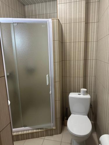 Koupelna v ubytování Каприз