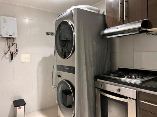 Dapur atau dapur kecil di Apto Botero 701 - WAIWA HOST