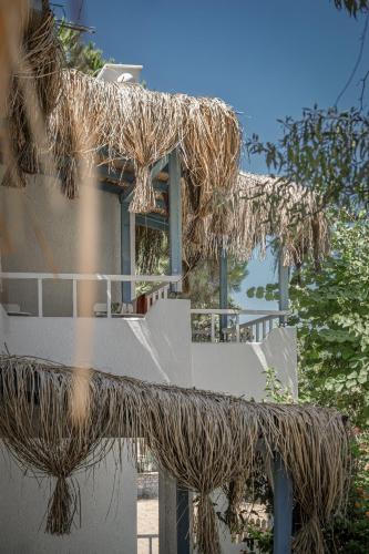 Balkoni atau teres di OLO Bodrum Hotel Yalıkavak 8 min Gumusluk 3 min