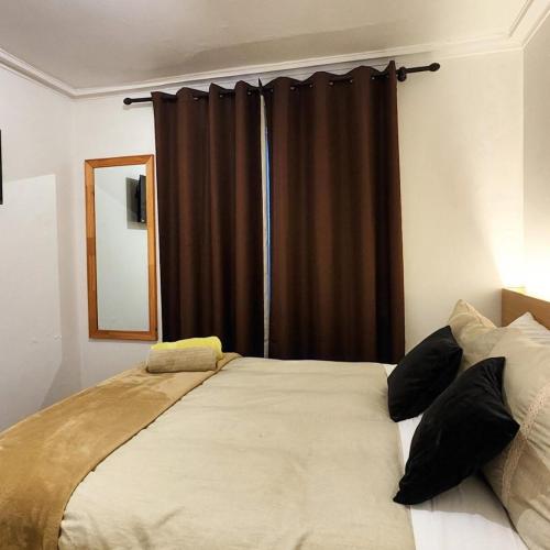 Yogi hostelsにあるベッド