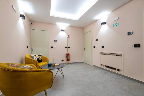 Χώρος καθιστικού στο Mesbeglia Luxury Rooms