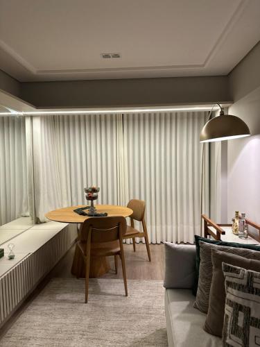 Posezení v ubytování Refúgio Sofisticado Beira Mar