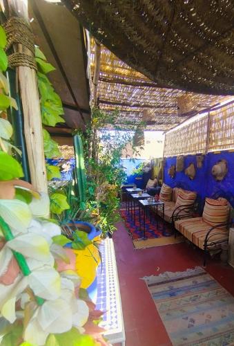 Zona de estar de riad cherif