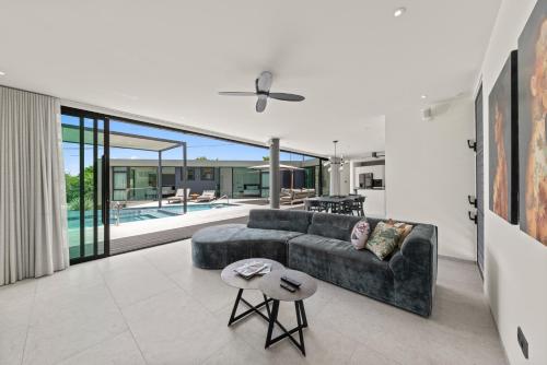 Χώρος καθιστικού στο Villa Sea View Luxury