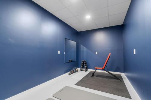 Fitness centrum a/nebo fitness zařízení v ubytování Eagle Ridge