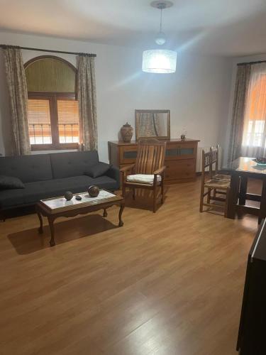 Χώρος καθιστικού στο Hostal Casa López